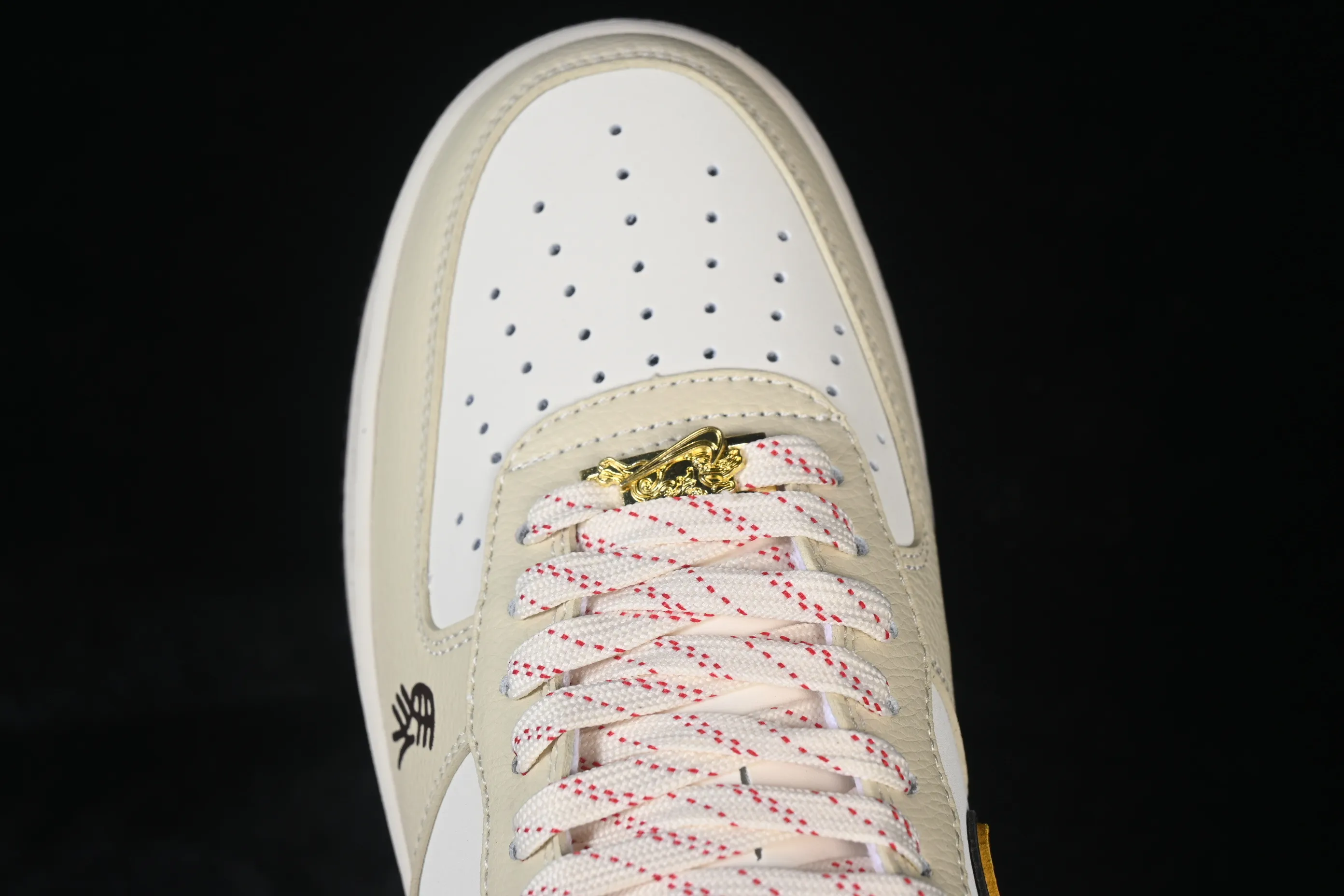 All categories Nk Air Force 1 Air Force series Nk Air Force 1 Low Air Force low-top Nike Air Force 1'07 Low Year of the Horse limited edition Apricot gold pattern Air Force 1 low-top casual sneakers NH0601-504